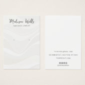 Zeiger mit weißen Waves (Vorne & Hinten)