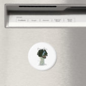 Zeiger (schwarz) Mama 2 Magnet (In Situ (Geschirrspüler))