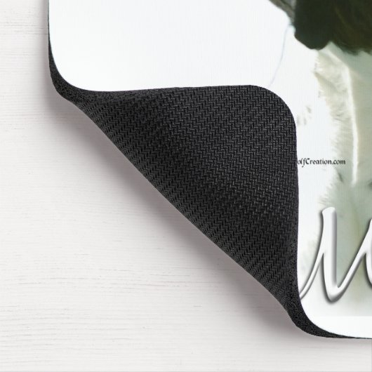 Zeiger (schwarz) Mama 2 Mousepad (Ecke)