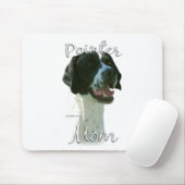 Zeiger (schwarz) Mama 2 Mousepad (Mit Mouse)