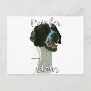 Zeiger (schwarz) Mama 2 Postkarte
