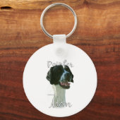 Zeiger (schwarz) Mama 2 Schlüsselanhänger (Rückseite)