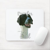 Zeiger (schwarz) Vater 2 Mousepad (Mit Mouse)