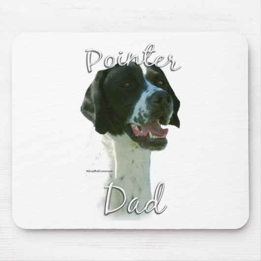Zeiger (schwarz) Vater 2 Mousepad (Vorne)