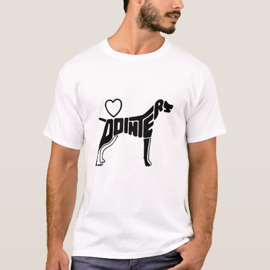 ZEIGER-SILHOUETTE T-Shirt (Vorderseite)
