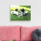 Zeiger und Setter Leinwanddruck (Insitu (Wohnzimmer))