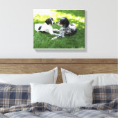 Zeiger und Setter Leinwanddruck (Insitu (Schlafzimmer))