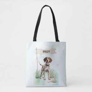 Zeiger-Wasserfarbe Personalisierter Hund Tasche
