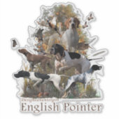 Zeigeraufkleber Aufkleber (Vorderseite)