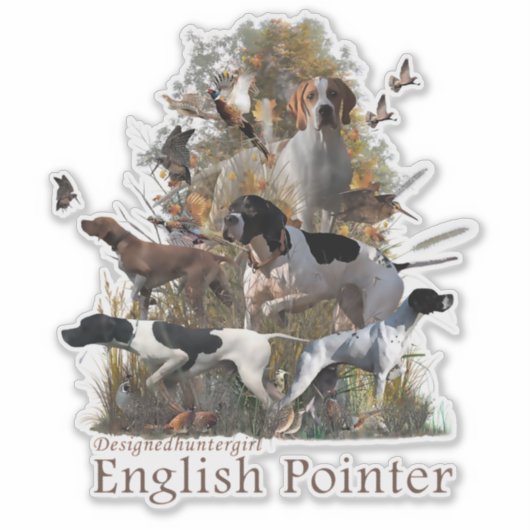 Zeigeraufkleber Aufkleber (Vorderseite)