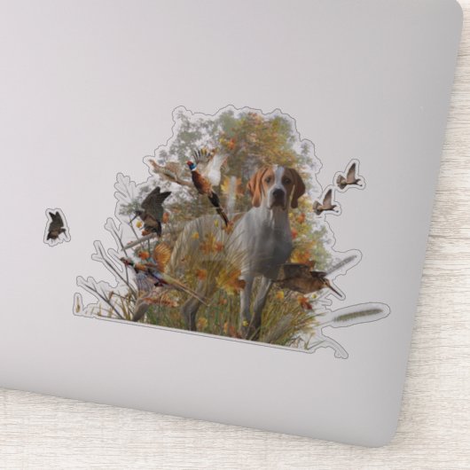 Zeigeraufkleber Aufkleber (Detail)