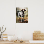 Zeigerhund-Kunstposter Poster (Küche)