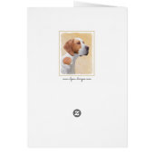 Zeigermalerei - Niedliche Originalkunst des Hundes (Hinten)