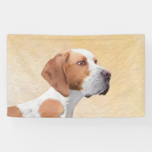 Zeigermalerei - Niedliche Originalkunst des Hundes Banner