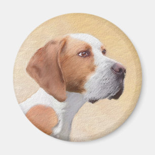 Zeigermalerei - Niedliche Originalkunst des Hundes Magnet