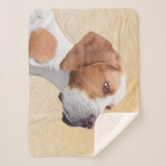 Zeigermalerei - Niedliche Originalkunst des Hundes Sherpadecke (Vorderseite)