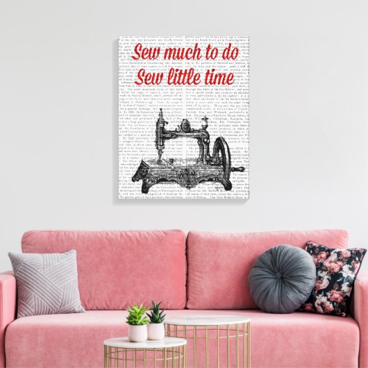 Zeigerscheinung Leinwanddruck (Insitu (Wohnzimmer))