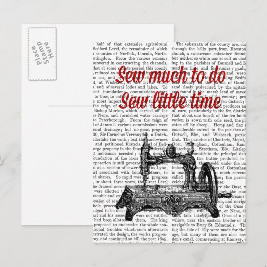 Zeigerscheinung Postkarte (Vorne/Hinten)