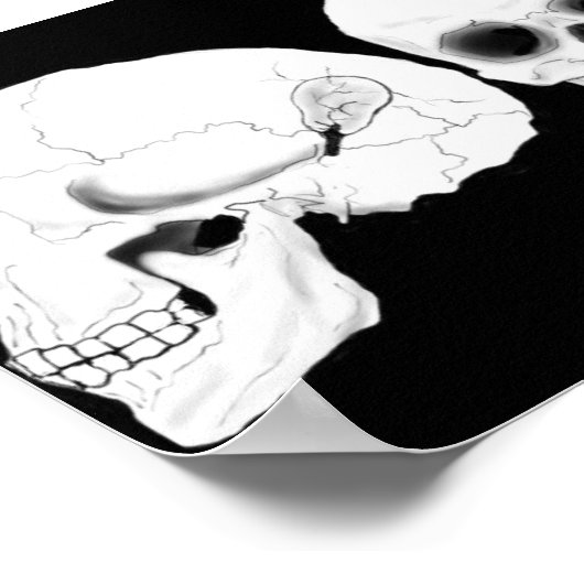 Zeigt den Schädel an, wenn die CIs entfernt wurden Poster (Ecke)