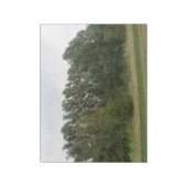 Zeile der Stützen Baumlandschaft Notepad Notizblock (Rotiert)
