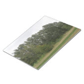 Zeile der Stützen Baumlandschaft Notepad Notizblock (angewinkelt)
