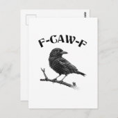 Zeile F-CAW-F Postkarte (Vorne/Hinten)