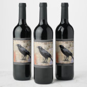 Zeile mit Hintergrund für die Zeitungsauflistung Weinetikett (Flaschen)