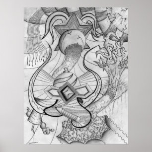 Zeilen in Bewegung Poster