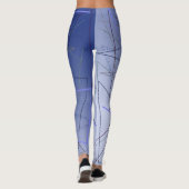 Zeilen über Zeilen Leggings (Rückseite)