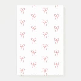 Zeilen von Bögen in Coquette Pink-Nachhinweise Post-it Klebezettel