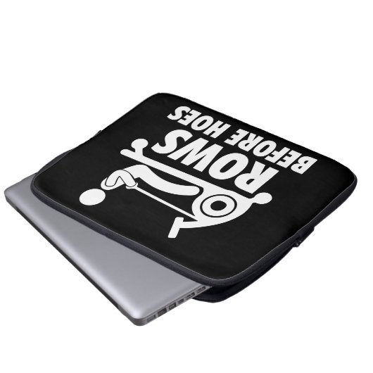 Zeilen vor dem Öffnen - Funny Rowing Machine Worko Laptopschutzhülle (Vorne Knopf)