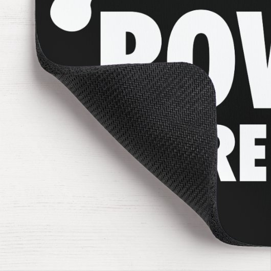 Zeilen vor dem Öffnen - Funny Rowing Machine Worko Mousepad (Ecke)