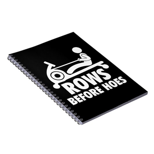 Zeilen vor dem Öffnen - Funny Rowing Machine Worko Notizblock (Rechte Seite)