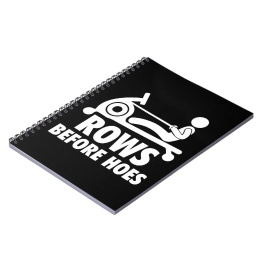 Zeilen vor dem Öffnen - Funny Rowing Machine Worko Notizblock (Linke Seite)