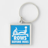 Zeilen vor dem Öffnen - Funny Rowing Machine Worko Schlüsselanhänger (Vorne)