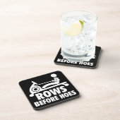 Zeilen vor dem Öffnen - Funny Rowing Machine Worko Untersetzer (Rechte Seite)