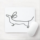 Zeilendarstellung Fliegenohren Dackel eine Mousepad (Mit Mouse)