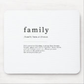 Zeilendefinitionswörterbuch Druckausgabe Mousepad (Vorne)