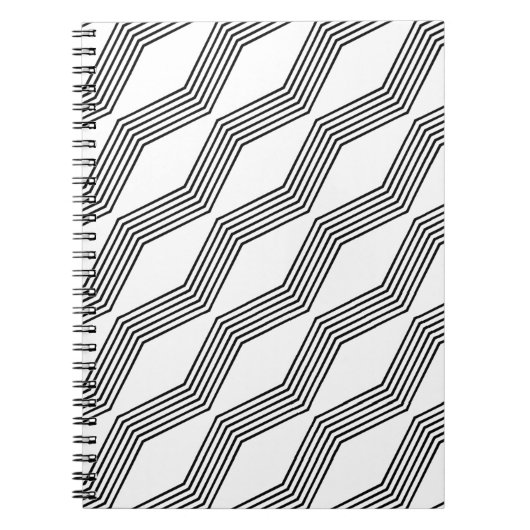 Zeilendiagonale Notizblock (Vorderseite)