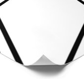 Zeilendiagonale Poster (Ecke)