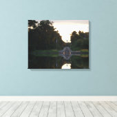 Zeilenende Leinwanddruck (Insitu (Holzboden))