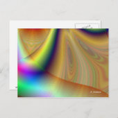 Zeilenfluss Postkarte (Vorne/Hinten)