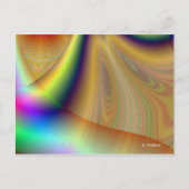 Zeilenfluss Postkarte (Vorderseite)