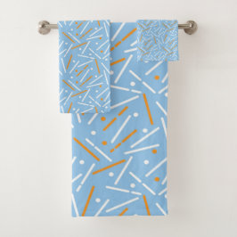 Zeilenmuster 6 badhandtuch set