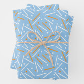 Zeilenmuster 6 geschenkpapier set (Beispiel)