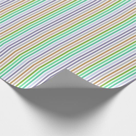 Zeilennarben Geschenkpapier (Ecke)