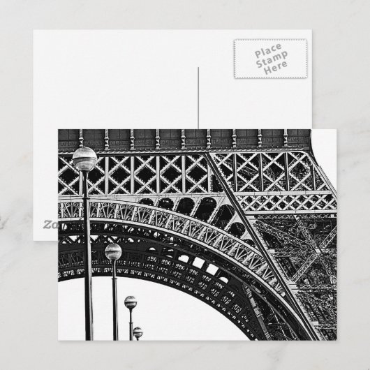 Zeilenumbrüche Postkarte (Vorne/Hinten)