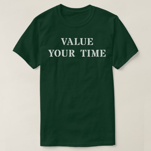 Zeit 1 T-Shirt (Design vorne)