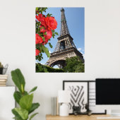 Zeit am Eiffelturm Poster (Heimbüro)