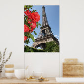 Zeit am Eiffelturm Poster (Küche)